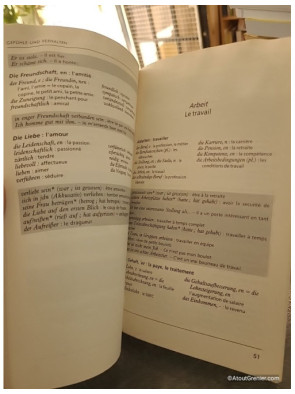 Vocabulaire allemand - Emilie François
