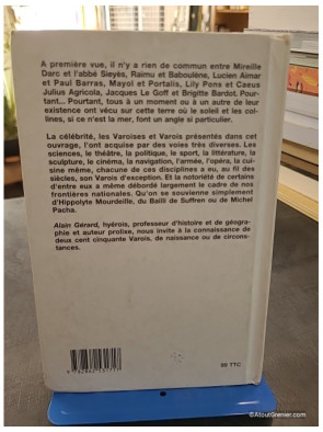 Hommes et femmes célèbres du Var - Alain GERARD