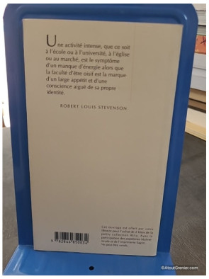 Une apologie des oisifs - Robert Louis Stevenson