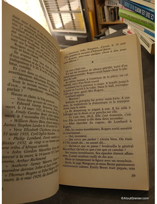 Dix petits nègres - Agatha Christie