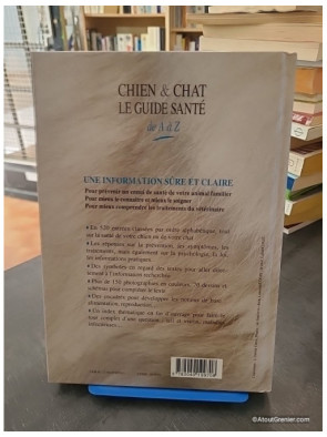 Chien et chat, le guide santé de A à Z - Jean Cuvelier
