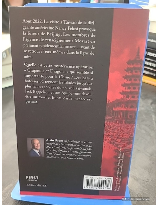 Menace sur Taïwan, une mission de l'agence Mozart - Alain Bauer, Miceal Beausang-O'Griafa