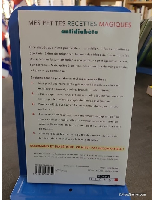 Mes Petites Recettes Magiques Antidiabète - Anne Dufour, Carole Garnier