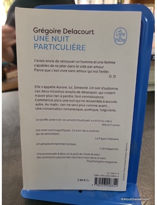 Une nuit particulière - Grégoire Delacourt