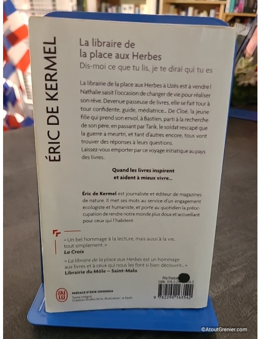La libraire de la place aux Herbes - Dis-moi ce que tu lis, je te dirai qui tu es - Éric de Kermel