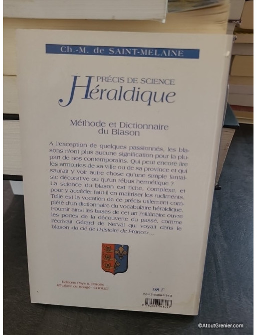 Précis de sciences héraldiques - Christian-Michel de Saint-Melaine