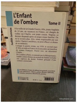 L'Enfant de l'ombre - 2 Volumes - Judith Lennox