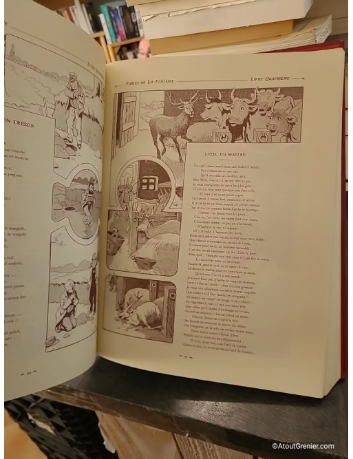 Fables de La Fontaine illustrées par Benjamin Rabier - Jean de La Fontaine