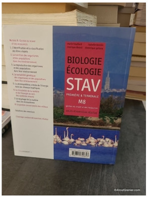 Biologie-Écologie 1re et Tle STAV - Gestion du vivant et des ressources - Isabelle Bonnin