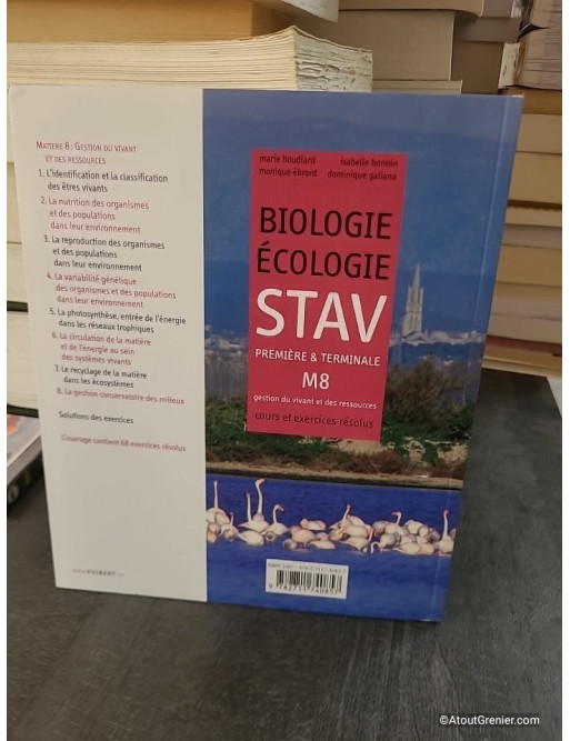 Biologie-Écologie 1re et Tle STAV - Gestion du vivant et des ressources - Isabelle Bonnin
