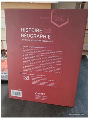 Histoire Géographie 1re Bac technologique STAV - Territoires, sociétés et citoyenneté - Isabelle Eraud