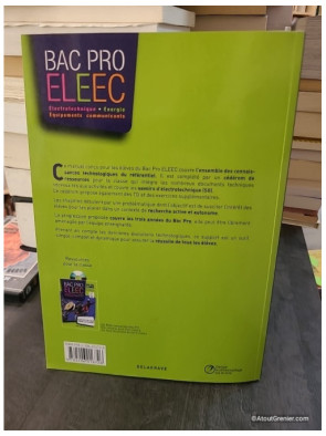 Électrotechnique, Énergie, Équipements Communicants 2de, 1re, Tle Bac Pro ELEEC - Christian Bounouar