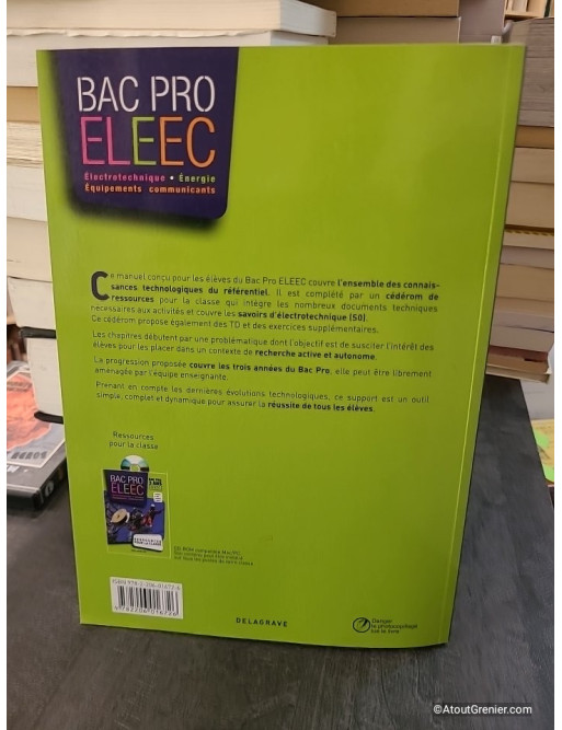 Électrotechnique, Énergie, Équipements Communicants 2de, 1re, Tle Bac Pro ELEEC - Christian Bounouar