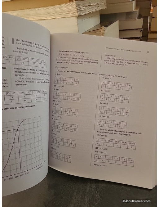 Mathématiques 1re STAV - Cours et exercices résolus - Olivier Duhappart