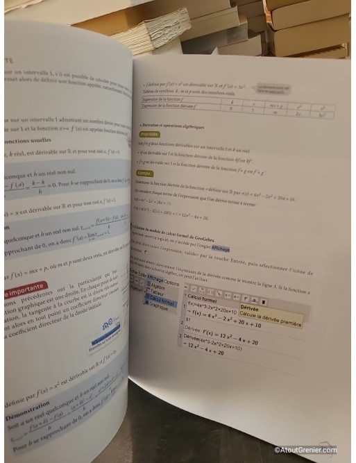 Mathématiques Première et Terminale Bac technologique STAV - Joël Ageorges