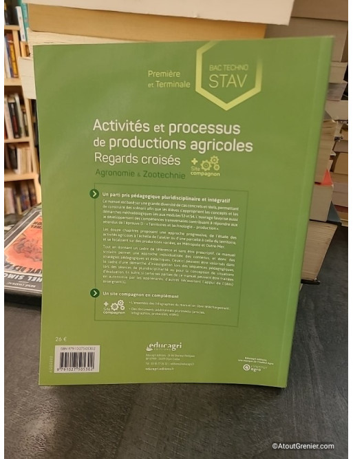 Activités et processus de productions agricoles : Regards croisés - BAC TECHNO STAV - Thomas Baradel