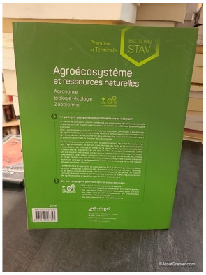 Agroécosystème et ressources naturelles Première et Terminale Bac techno STAV - Isabelle Monchâtre