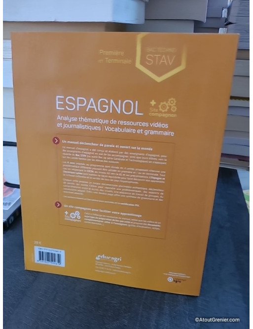 Espagnol BAC techno STAV 1re et terminale - Marie-Luce Piloz et Géraldine Alexandre