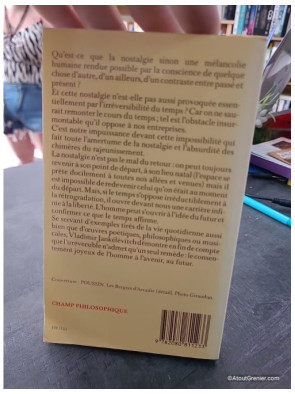 L'irréversible et la nostalgie - Vladimir Jankélévitch