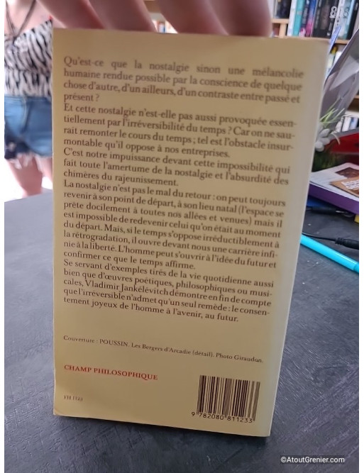 L'irréversible et la nostalgie - Vladimir Jankélévitch