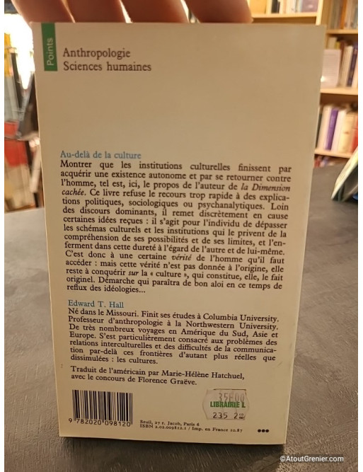 Au-delà de la culture - Edward Twitchell Hall