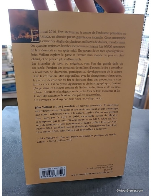 L'âge du feu - Chronique d'une planète en flammes - John Vaillant