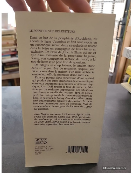 Nuit de casse - Alan Duff