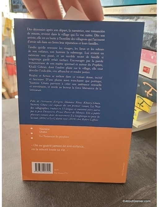 Le Testament du prophète - Prix de la Closerie des Lilas 2023 - Yasmine Ghata