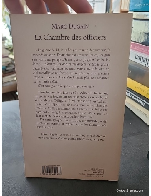 La chambre des officiers - Marc Dugain