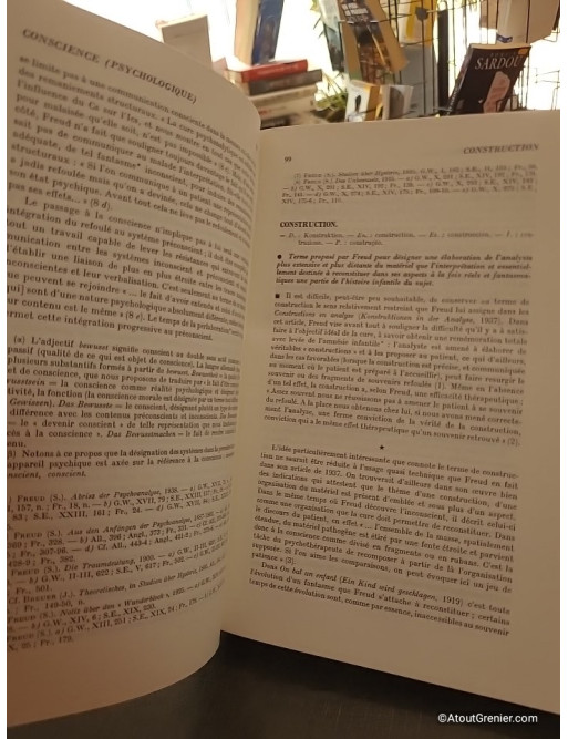 Vocabulaire de la psychanalyse - Jean Laplanche et Jean-Bertrand Pontalis