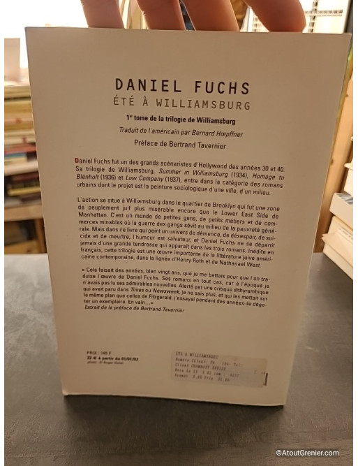 Été à Williamsburg - Roman de Daniel Fuchs