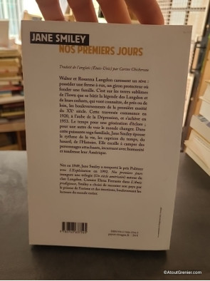 Nos premiers jours - Un siècle américain I - Roman de Jane Smiley