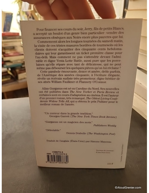 Bénie soit l'assurance - Roman d'Allan Gurganus