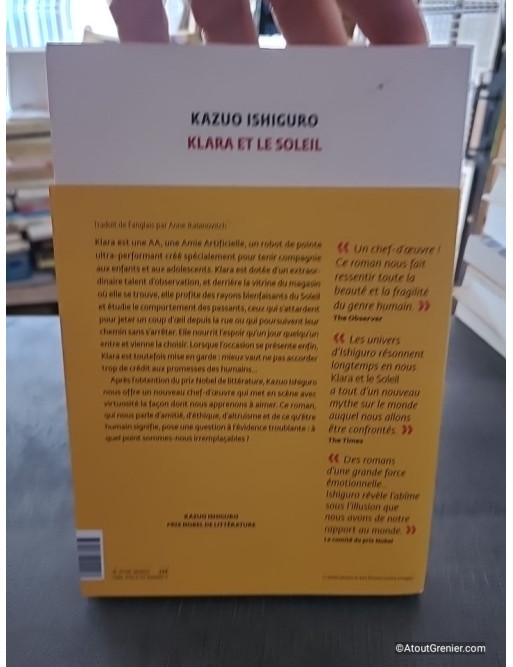 Klara et le Soleil - Roman de Kazuo Ishiguro
