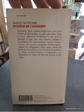 Hygiène de l'assassin - Roman d'Amélie Nothomb