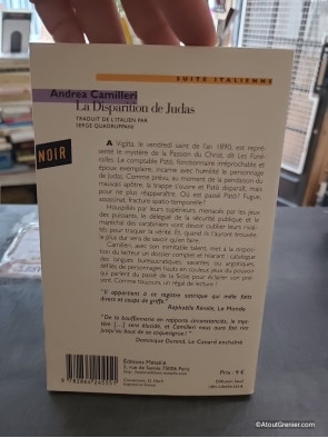 La Disparition de Judas - Roman d'Andrea Camilleri