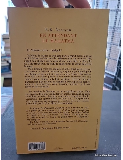 En attendant le Mahatma - Roman de R. K. Narayan