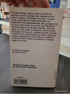 Les beaux jours de Firozsha Baag - Rohinton Mistry