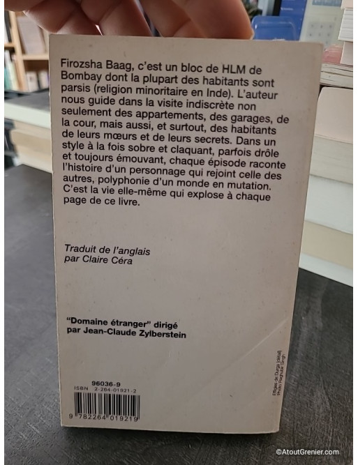 Les beaux jours de Firozsha Baag - Rohinton Mistry