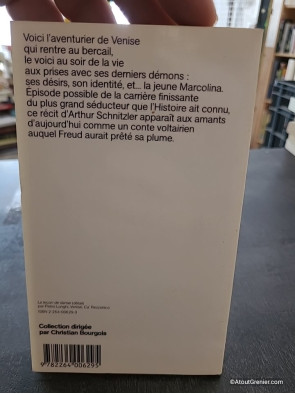 Le Retour de Casanova - Arthur Schnitzler