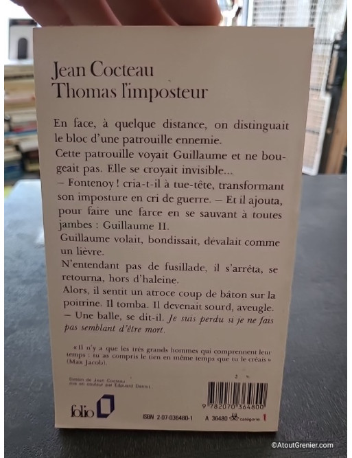 Thomas l'Imposteur - Jean Cocteau