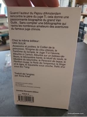 Robert van Gulik, sa vie, son oeuvre - Janwillem van de Wetering