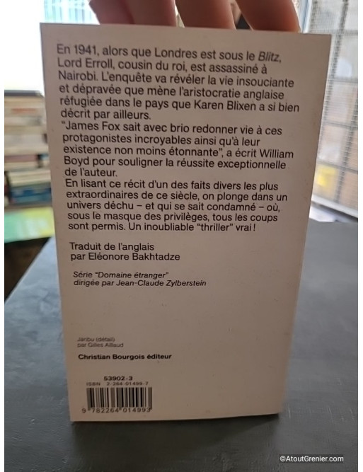 Sur la route de Nairobi - James Fox
