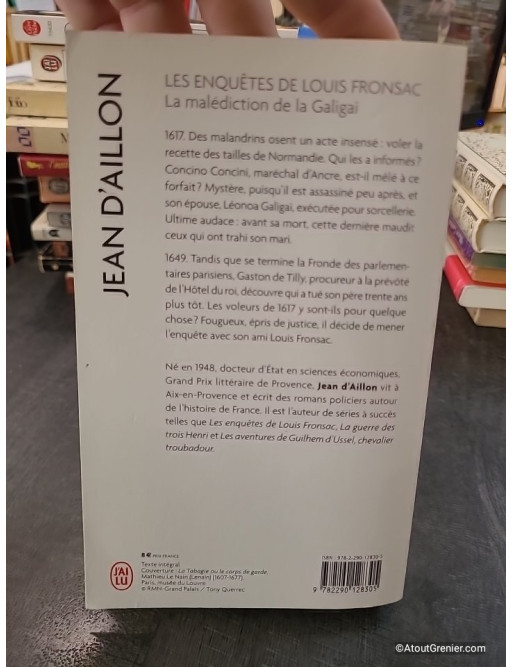 Les enquêtes de Louis Fronsac - La malédiction de la Galigaï - Jean d'Aillon