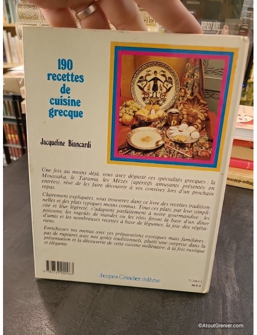 190 Recettes de Cuisine Grecque - J. Biancardi