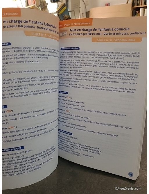 50 Sujets Corrigés - CAP Petite Enfance 2016 - Louisa Rebih, Louisa Rebih-Jouhet