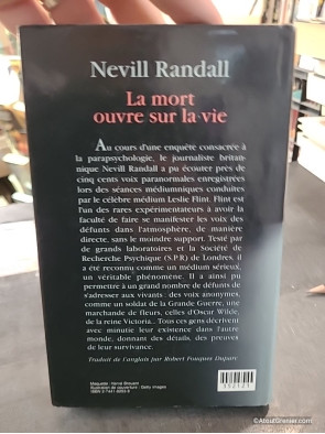 La mort ouvre sur la vie - Neville Randall