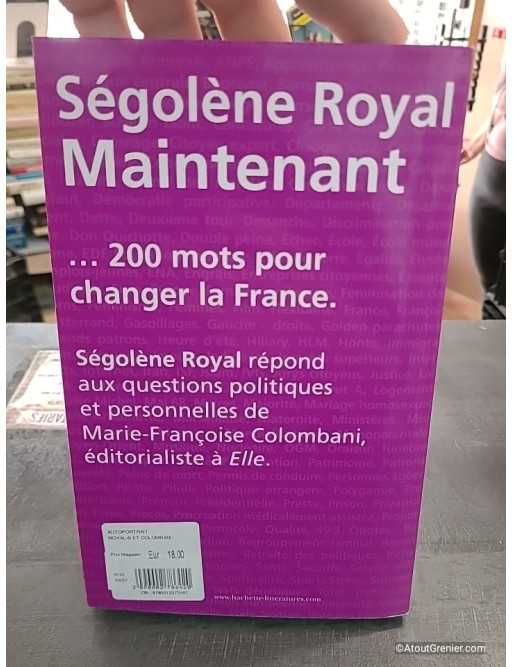 Maintenant - Ségolène Royal répond à Marie-Françoise Colombani - Ségolène Royal