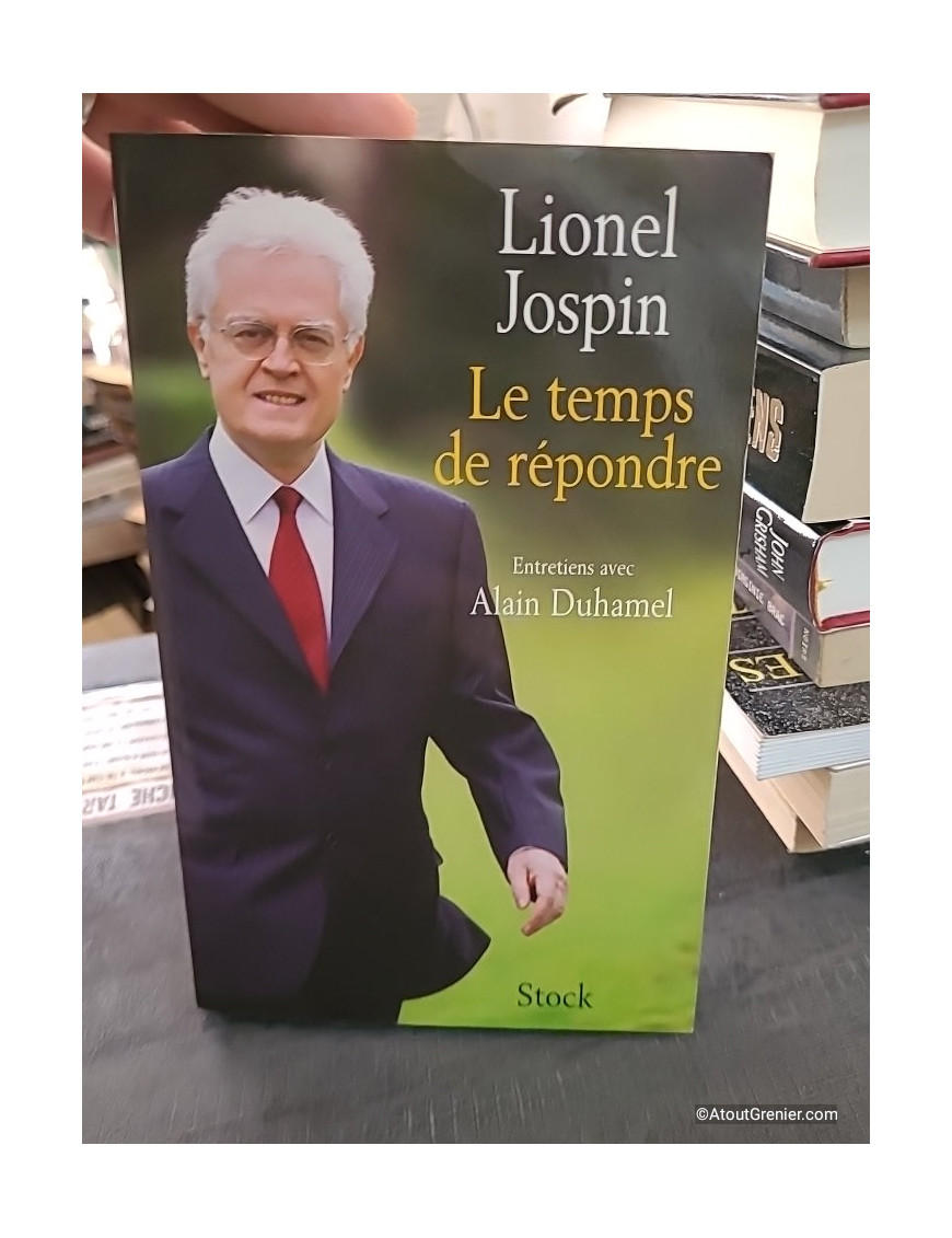 Le temps de répondre - Entretiens avec Alain Duhamel - Lionel Jospin