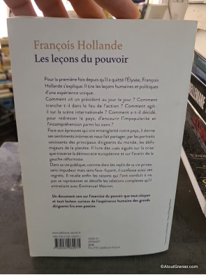 Les leçons du pouvoir - François Hollande